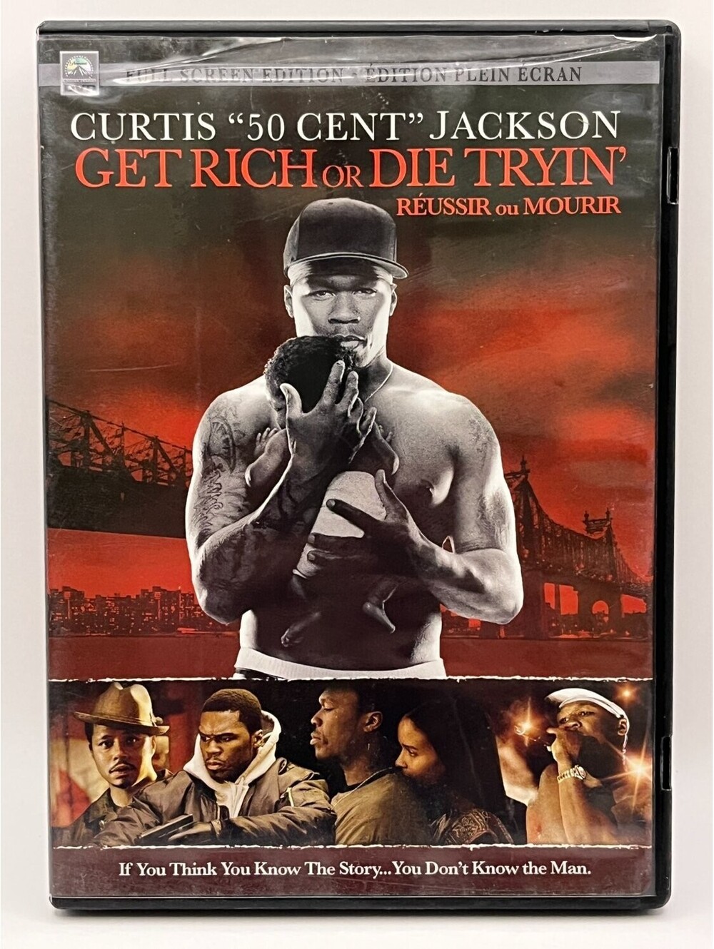 Get Rich Or Die Tryin' DVD Full Screen Curtis "50 Cent" Drama Region 1
